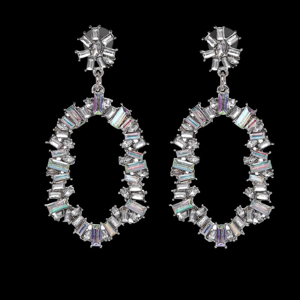 Crystal Drop Earrings London - belledesoiree.com