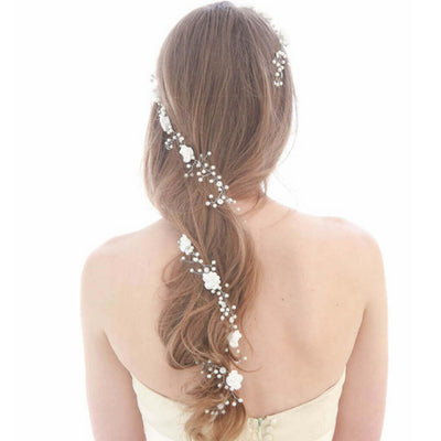 Flower Hair Accessories "The Garland" - belledesoiree.com