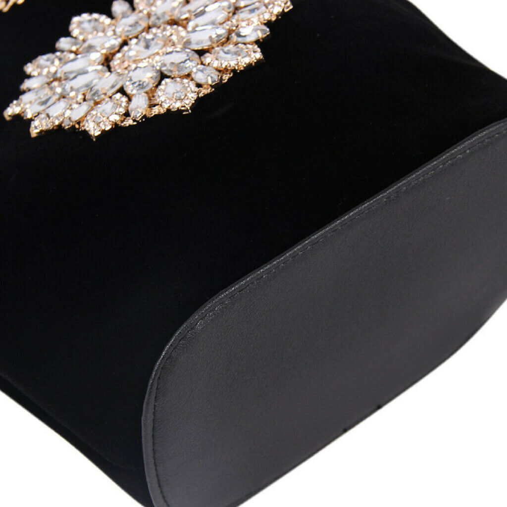 Diamond Handbag "The Curvy" - belledesoiree.com