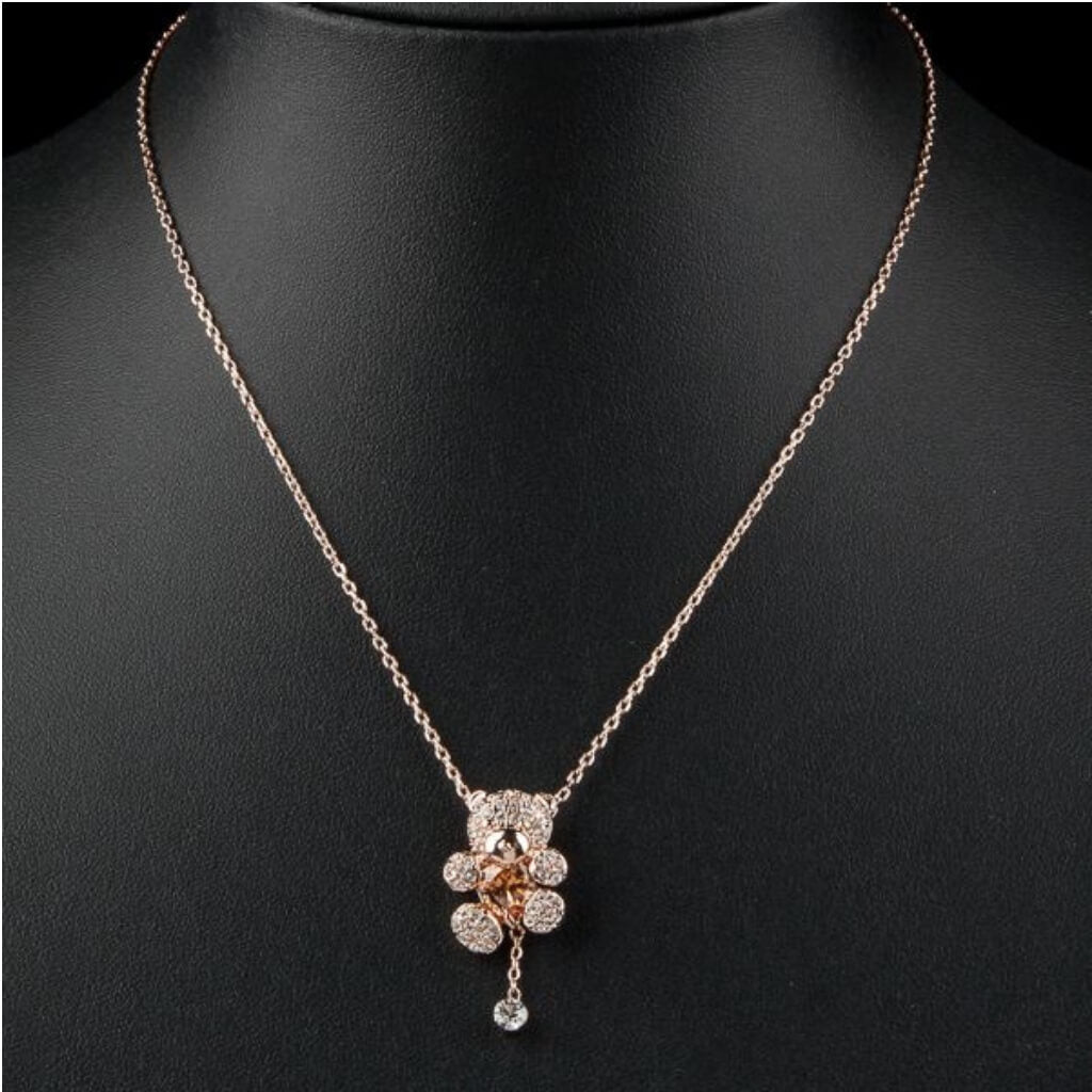 Zircon Jewellery Set "The Bears" - belledesoiree.com