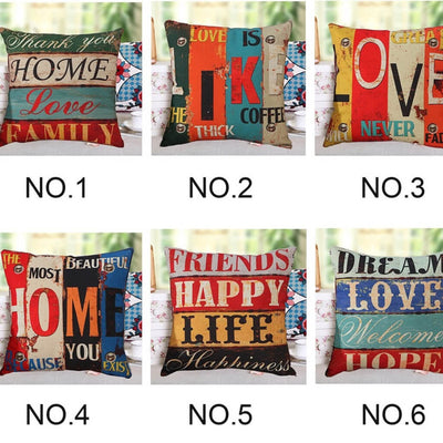 "The Happy Home"Cushion Covers- belledesoiree.com