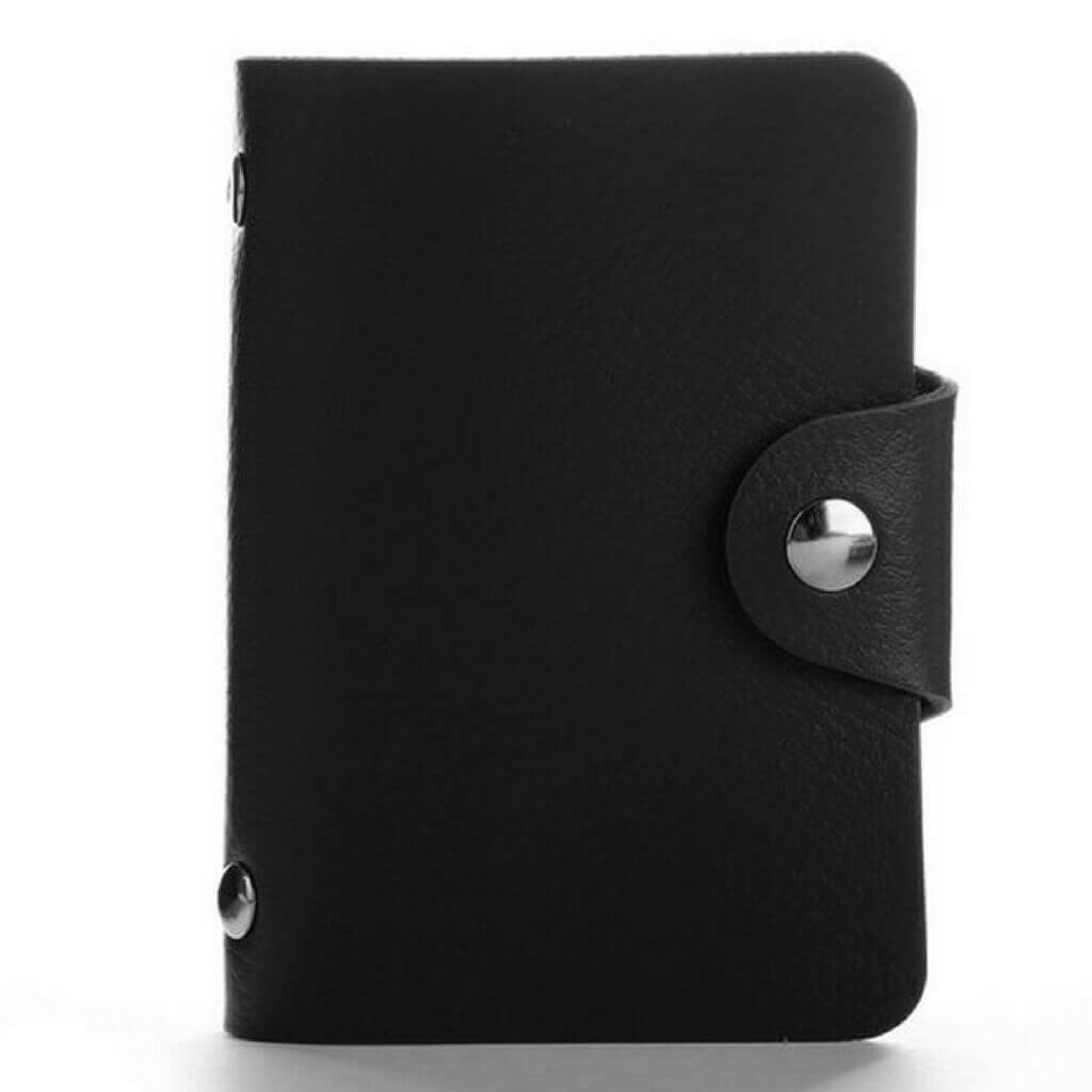 Black Business - ID- Bus Card Holder- belledesoiree.com