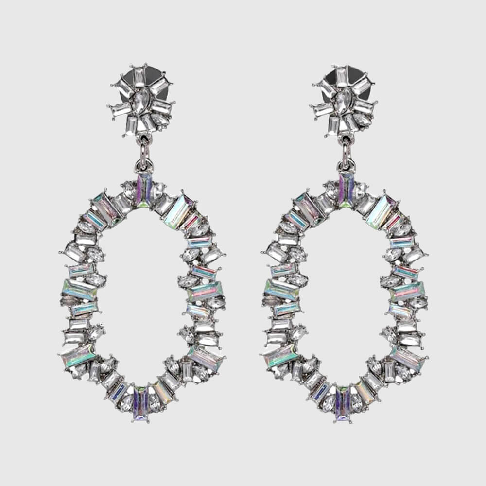 Crystal Drop Earrings London - belledesoiree.com