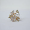 Flower Classic Gold Color Ring