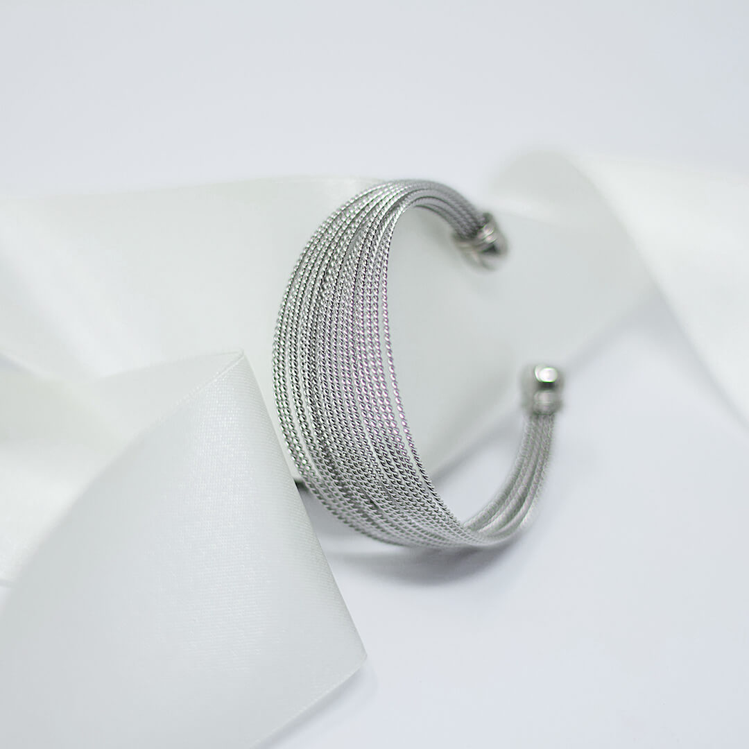 Three Color Wire Bangles
