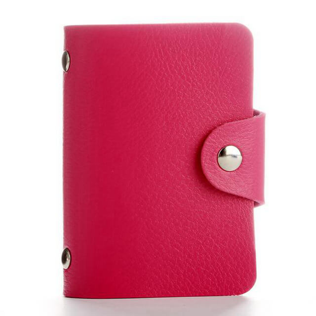 Pink Business - ID- Bus Card Holder- belledesoiree.com