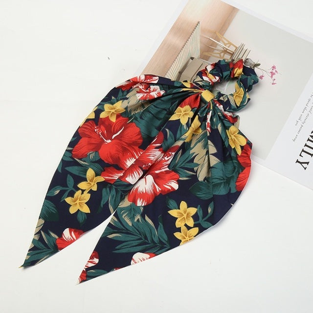 Ponytail Scarf Hair Band Option 6- belledesoiree