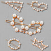 Shimmering Pearl Diamond Rhinestone Clip Sets-pearl clips