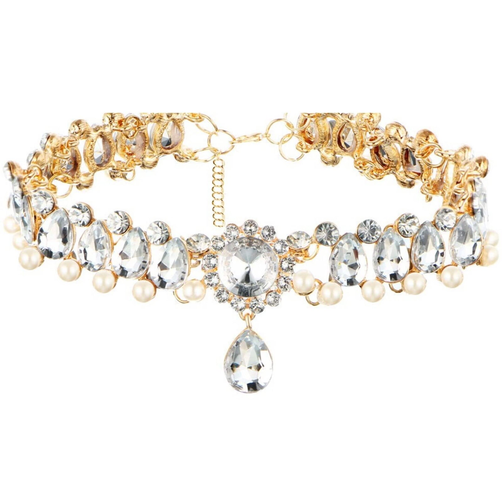 "The Choker"- Gold Vintage Necklace-BELLE DE SOIREE chokers