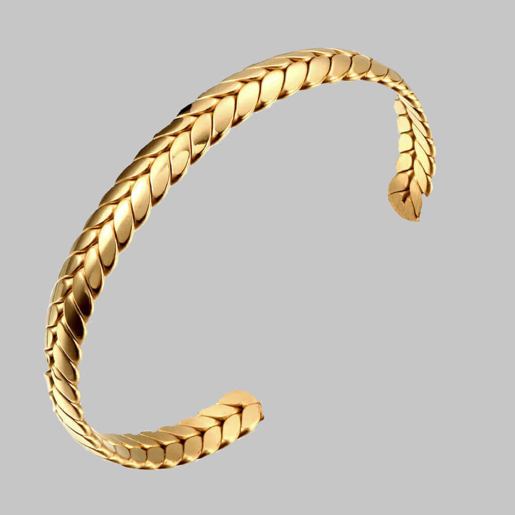 The Gold Feather Bracelet, Enhancing Your Feminine Look- BELLEDESOIREE GOLD FEATHER BRACELET