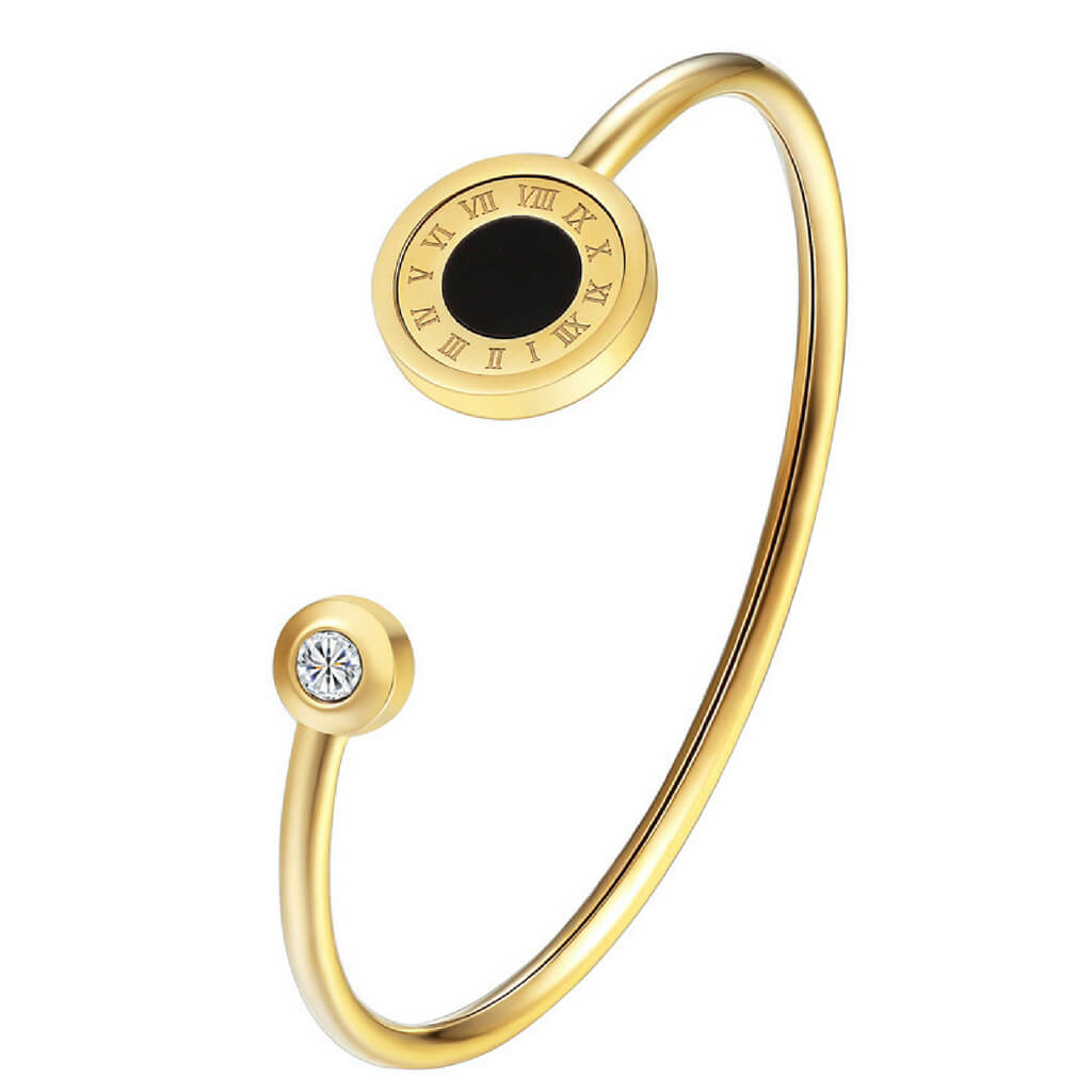 "The Gold Rotating Bracelet"- belledesoiree.com