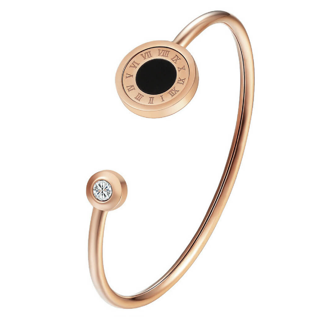 "The Rose Gold Rotating Bracelet"- belledesoiree.com