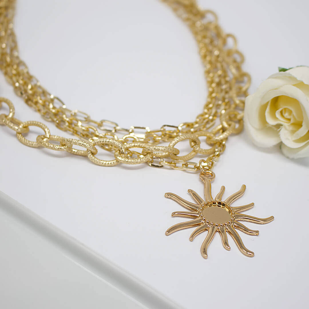 Vintage Multi Layer Statement Necklace