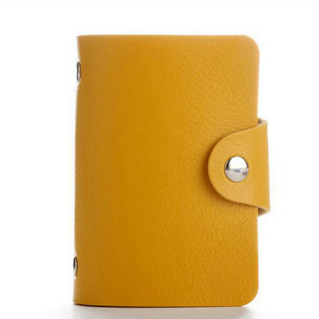 Yellow Business - ID- Bus Card Holder- belledesoiree.com