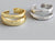 Silver-18K Gold Rings