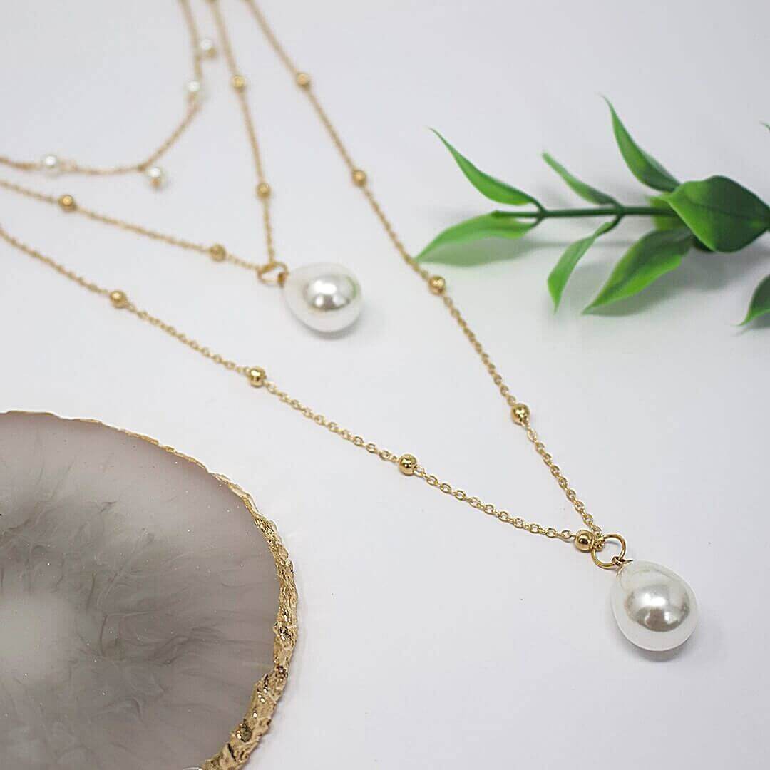 beautiful layered necklaces on sale