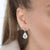  Clear White Cubic Zirconia Earrings Andrea  