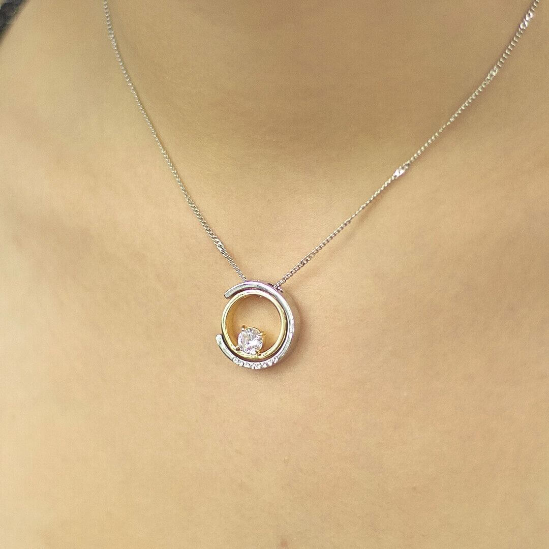 Austrian Crystal Pendant Necklace Lolita - BELLEDESOIREE