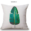 Green Leave Cushion Covers "The leaves of the fruit"  - belledesoiree.com