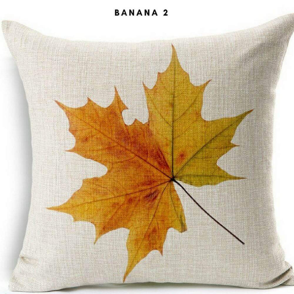 Green Leave Cushion Covers "The leaves of the fruit"  - belledesoiree.com
