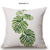 Green Leave Cushion Covers "The leaves of the fruit"  - belledesoiree.com