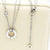 18K Gold Plated- "The Love" Necklace- silver-belledesoiree.com