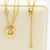 18K Gold Plated- "The Love" Necklace-belledesoiree.com