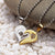 "The Heart Necklace for Couples"- belledesoiree.com