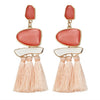 "The Fringes" Tassel Earrings- belledesoiree.com