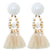 "The Fringes" Tassel Earrings- belledesoiree.com