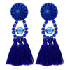 "The Fringes" Tassel Earrings- belledesoiree.com