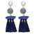 "The Fringes" Tassel Earrings- belledesoiree.com