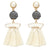 "The Fringes" Tassel Earrings- belledesoiree.com