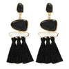 "The Fringes" Tassel Earrings- belledesoiree.com