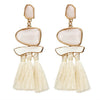 "The Fringes" Tassel Earrings- belledesoiree.com