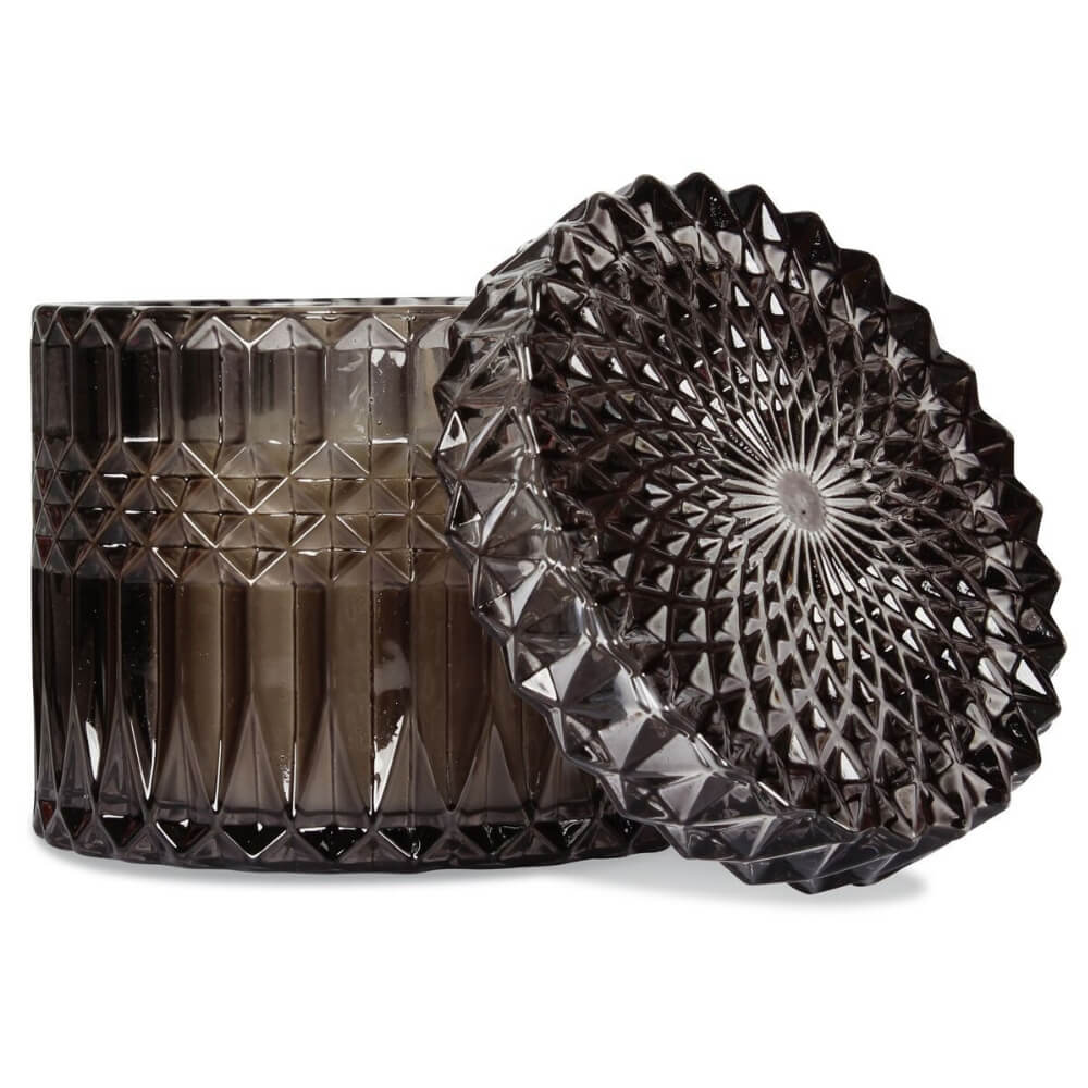 Black Scented Candle Quarter Latin 'Instant Parisian'  - belledesoiree.com