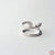 Chic 925 Silver Double Ring