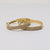 Crystal Gold Color Hoop Earrings Karina