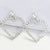 Diamante Big Heart Earrings