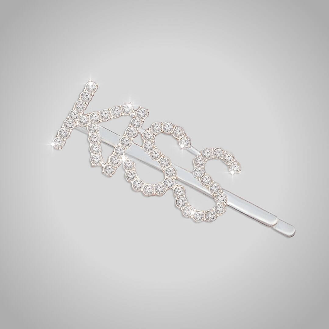Statement Crystal Hair Grip-KISS