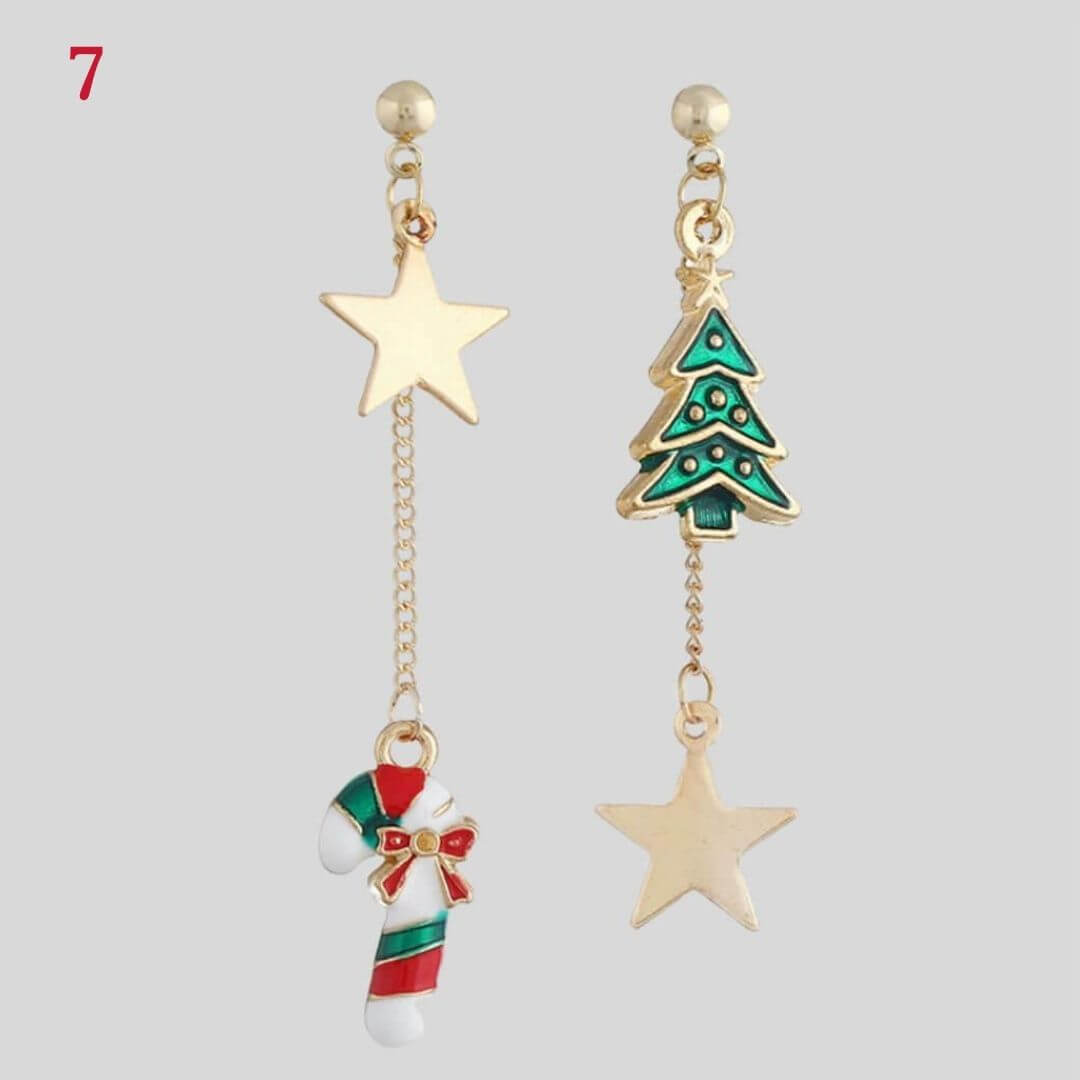 Fun Christmas Earrings Model 7- BEELLEDESOIREE