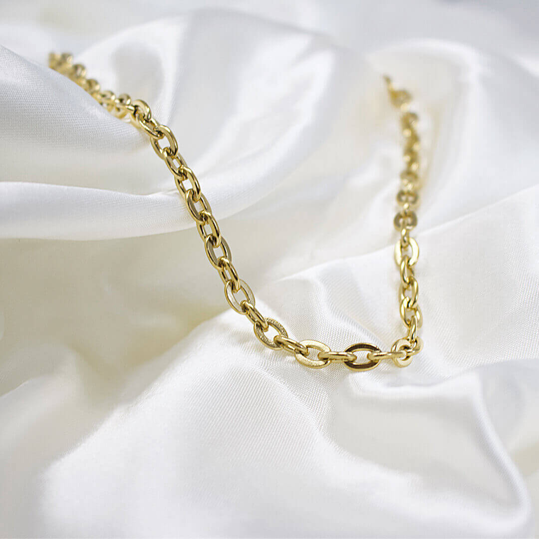 Timeless Gold-Tone Choker Necklace-BELLEDESOIREE Gold-Tone Choker Necklace