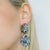 Multi Colour Crystal  Earrings
