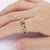 Multicolour Gem Open Ring