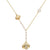 Stylish Two Shell Long Pendant Necklace Naxos 