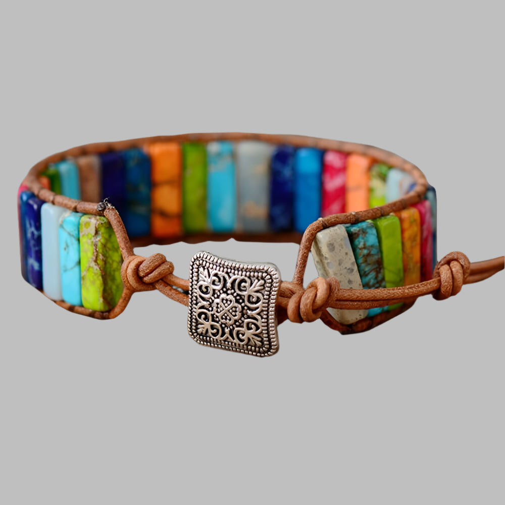 Annecy Handmade Semi-precious Stone Bracelet- belledesoiree.com