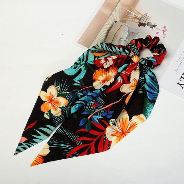 Ponytail Scarf  Hair Band Option 2-belledesoiree