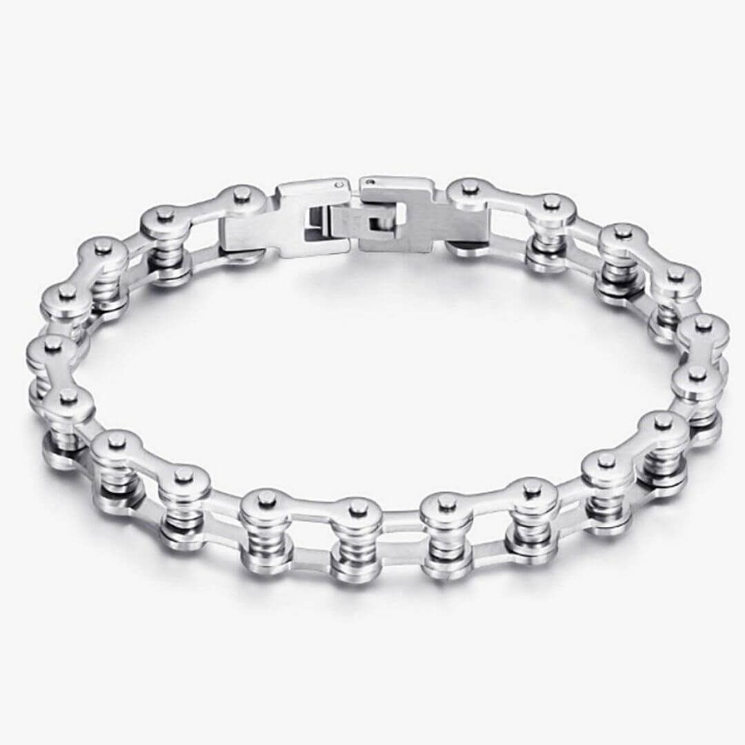 Silver & Black Men Bracelets