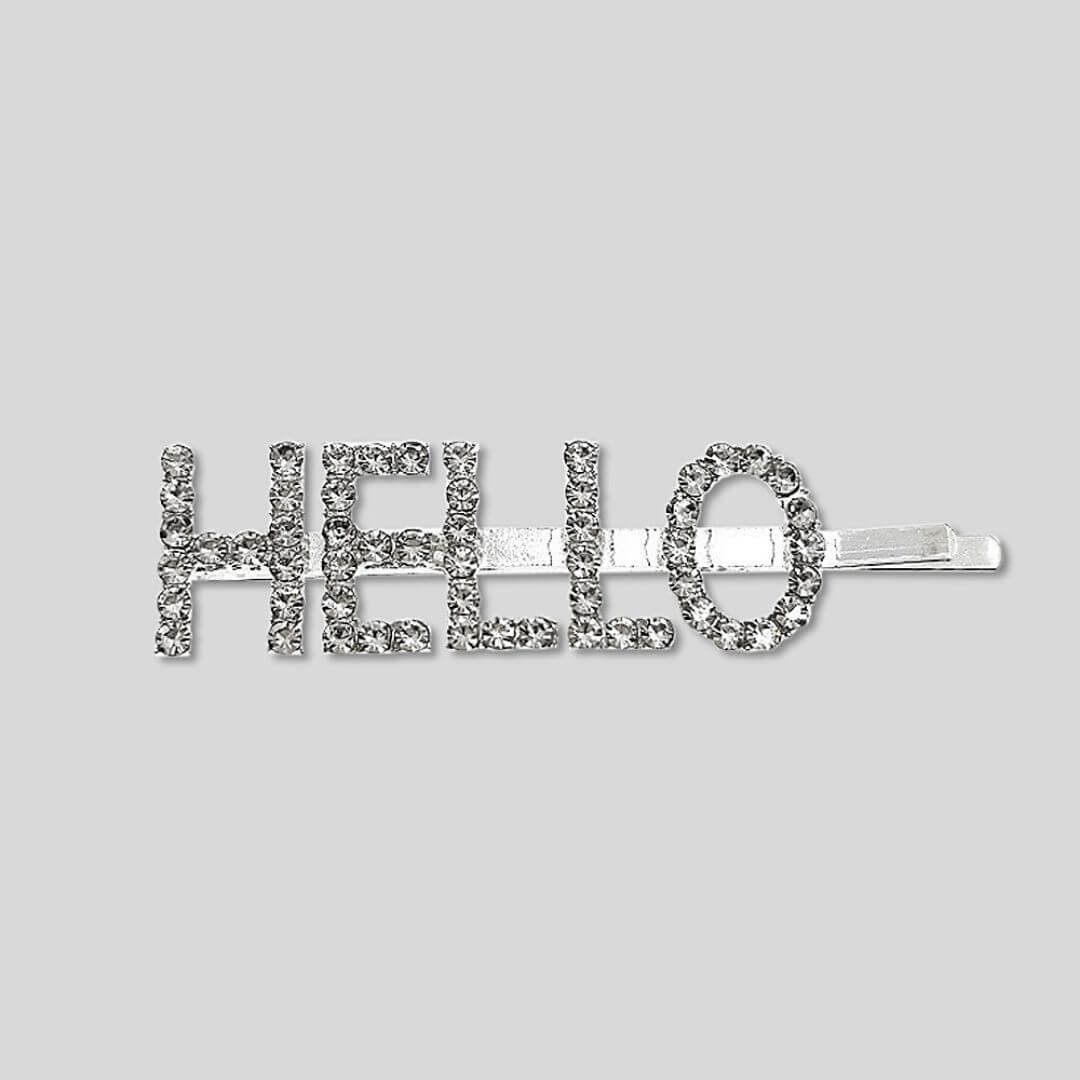 Statement Crystal Hair Grip -Hello-belledesoiree