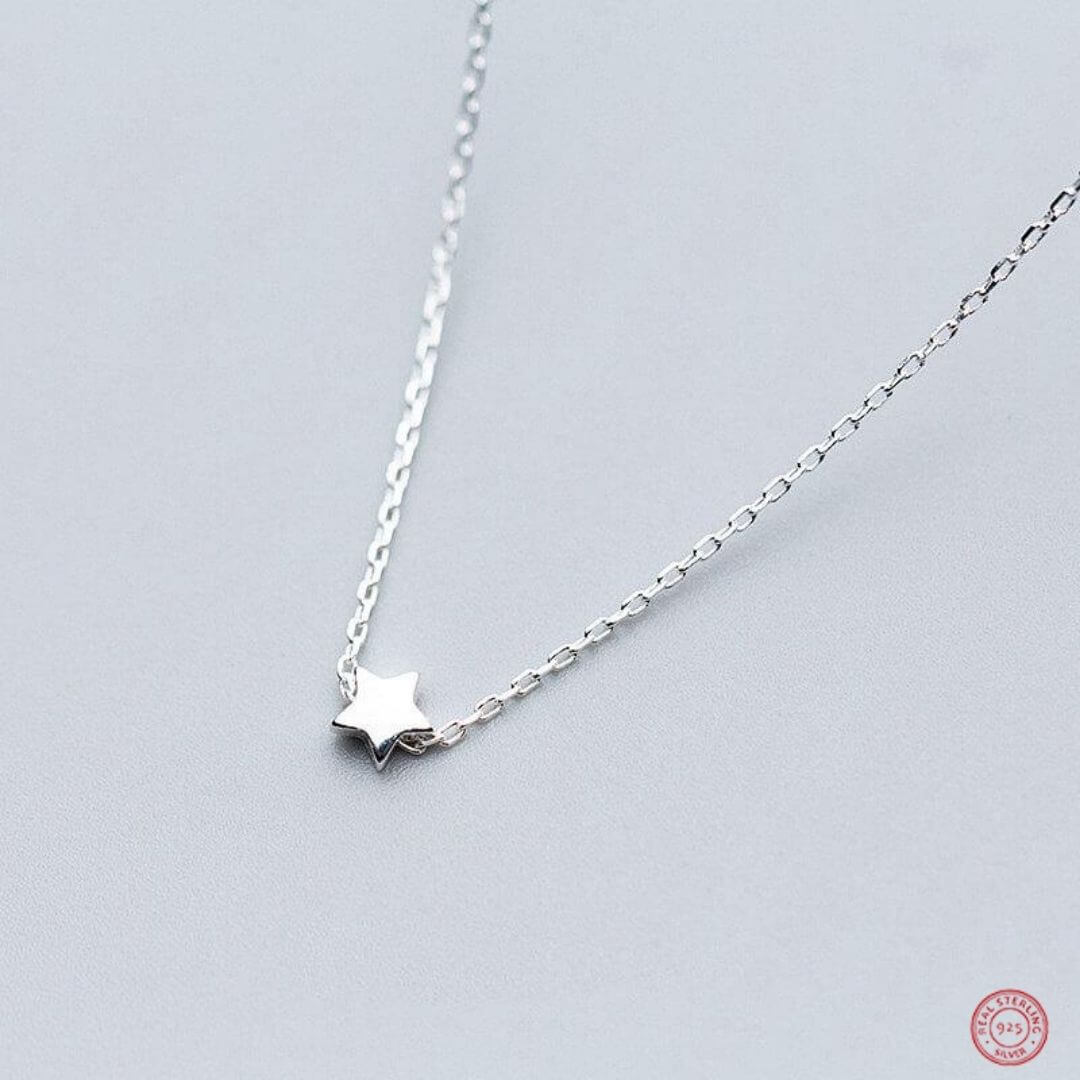 Sterling Silver Cute Choker Necklace